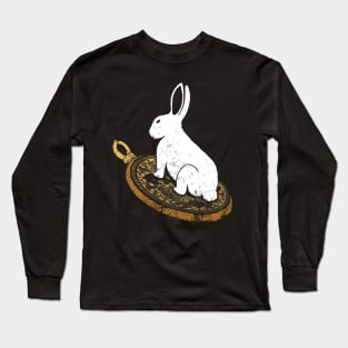 Follow The White Rabbit Long Sleeve T-Shirt